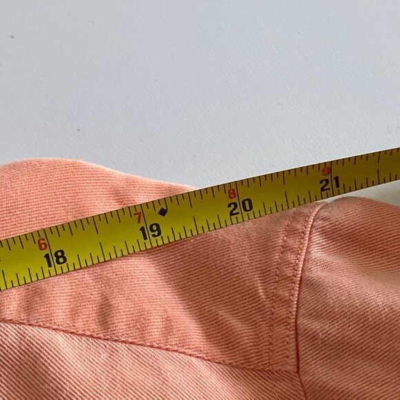 Ermenegildo Zegna Mens Long Sleeve Button Down Shirt. Size XXL. Orange - Picture 8 of 11